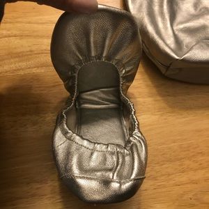 GAP silver flats in a bag size 6.5